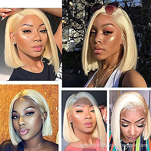 Wholesale Raw 12A Closure Wig Deep Wave Ombre 1B 613 Transparent Lace Front Bob Wigs Blonde 13X6 Hd 613 Full Lace Wig Human Hair
